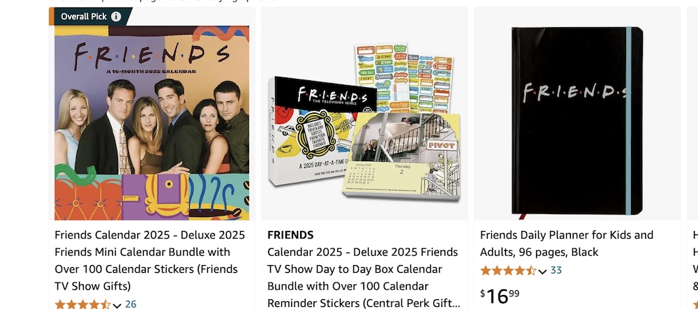 Какой мерч Friends продается в США - Блог Бандерольки, рис. 6 мерч сериал Friends