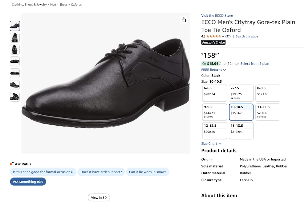 Seleção de roupas e calçados Gore-Tex da Amazon - Blog Qwintry, imagem 2 Sapatos Gore-Tex