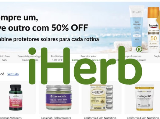 Como comprar vitaminas na iHerb e receber no Brasil