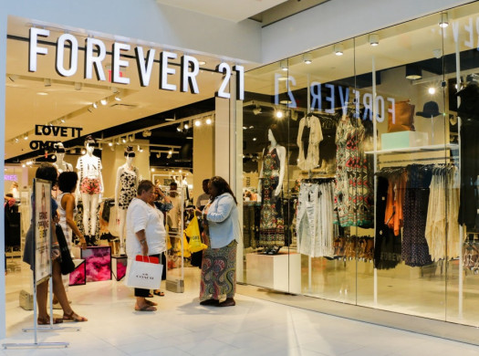 Envios da Forever 21 para o Brasil