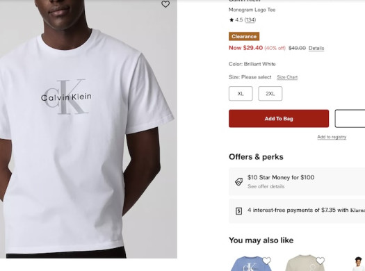 Compre camisetas estilosas da Calvin Klein