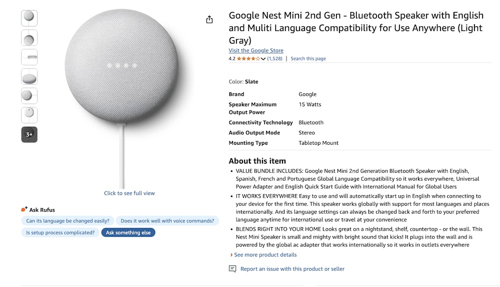 Google Nest Mini – alternative Apple HomePod mini