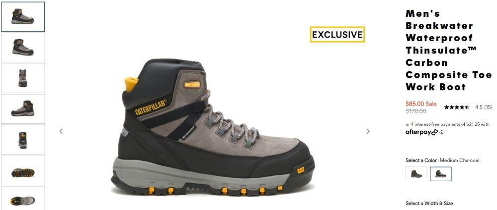 ботинки Caterpillar со скидкой