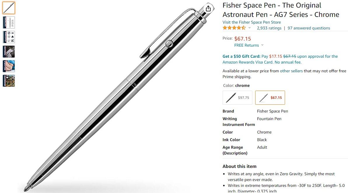 Где купить оригинальные ручки Fisher Space | Бандеролька