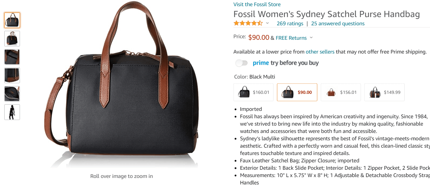 Сэтчел Fossil Sydney
