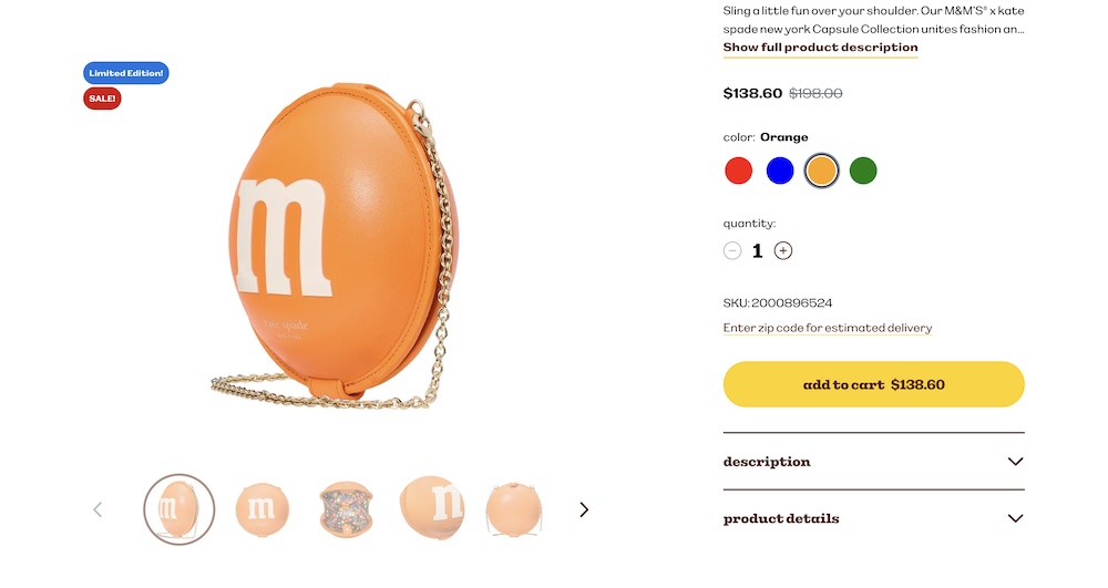 Kate Spade x M&M’s Collaboration - The Qwintry blog, pic. 1 Kate Spade x M&M’s Collaboration