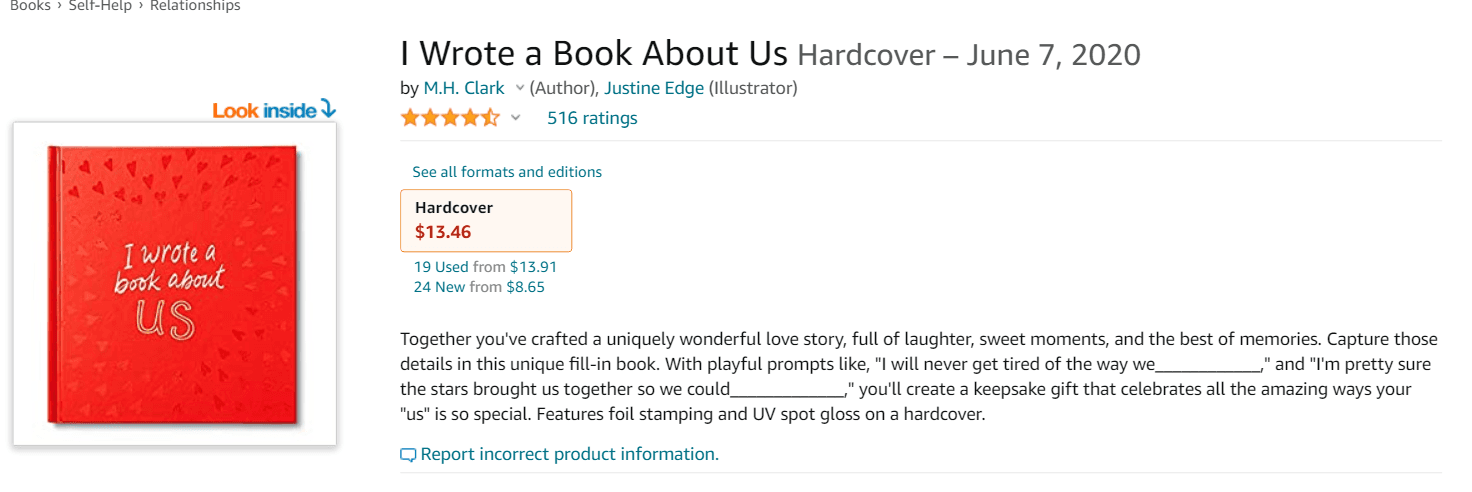 книга впечатлений в подарок