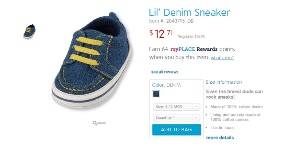 Особенности и структура магазина - Блог Бандерольки, рис. 4 Children's Place 5