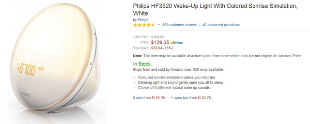 Philips NF 3520 Wake-Up Light - Блог Бандерольки, рис. 2 Philips Wake-Up Light 3