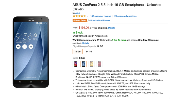 Камера - Блог Бандерольки, рис. 2 Asus ZenFone 2 5