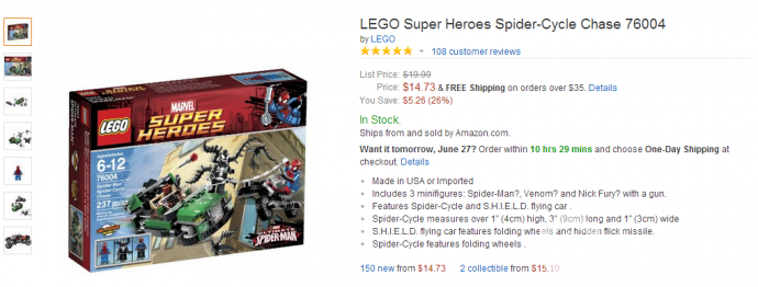 Блог Бандерольки, рис. 3 Lego Super Heroes 3