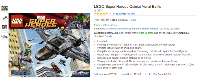 Ассортимент - Блог Бандерольки, рис. 2 Lego Super Heroes 5