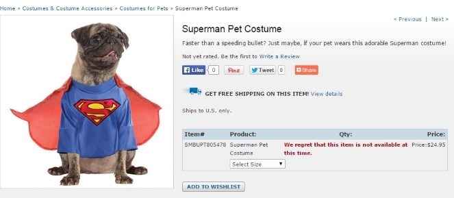 Костюмы - Блог Бандерольки, рис. 1 Магазин Warner Bros 9