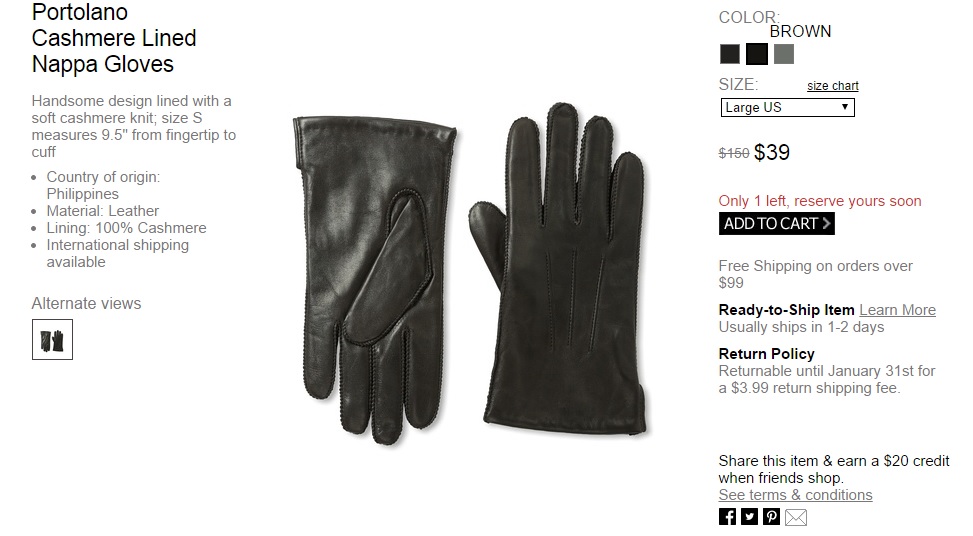 Перчатки Portolano на любой вкус и цвет - Блог Бандерольки, рис. 5 Portolano 7