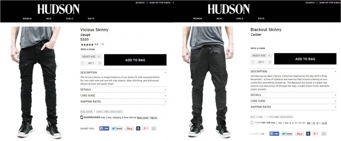 Джинсы Hudson 4