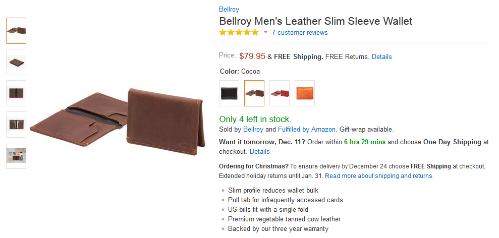 Bellroy Slim Sleeve Wallet - Блог Бандерольки, рис. 1 Хороший кошелек 6