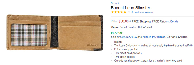 Посмотрим, что же нам предлагает компания - Блог Бандерольки, рис. 1 Boconi 2