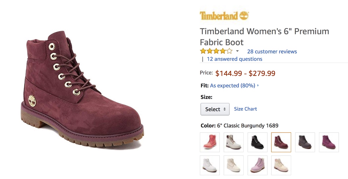 Burgundy and gold timberlands hotsell