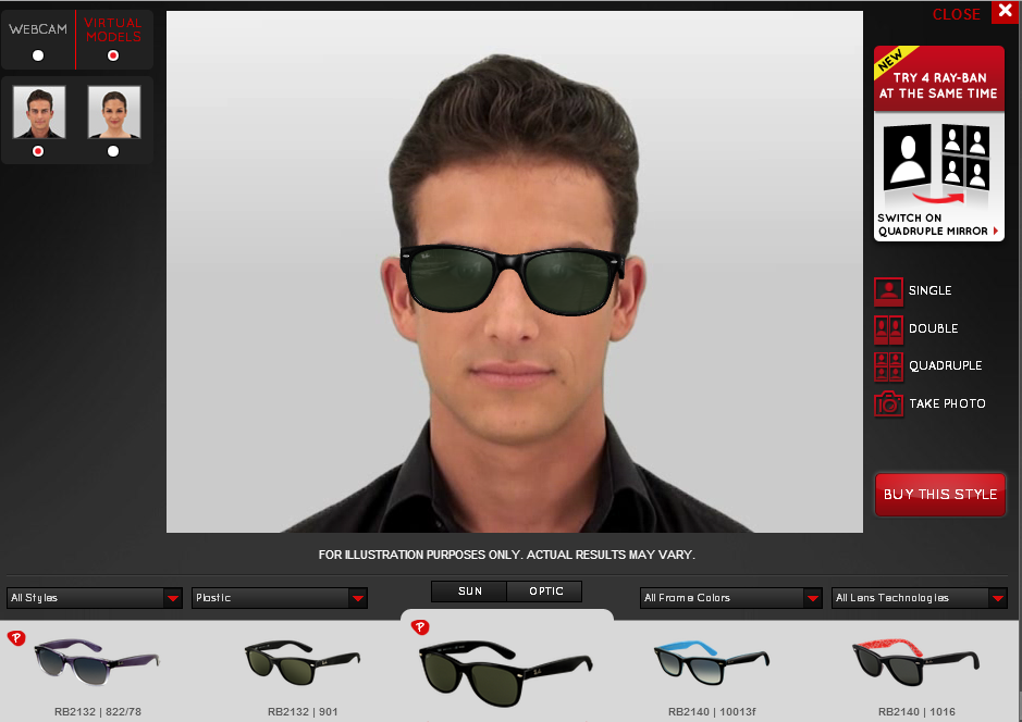 Как подобрать солнцезащитные очки мужчине по фото