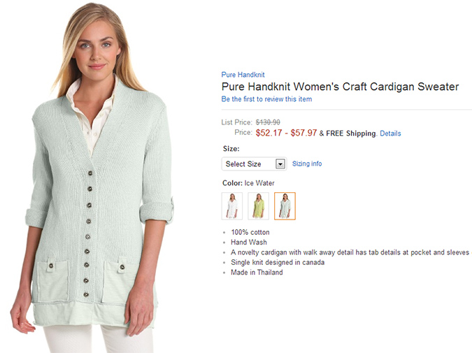 100% натуральная одежда - Блог Бандерольки, рис. 3 Pure Handknit 4