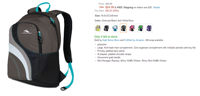 Element, High Sierra, Wenger 4