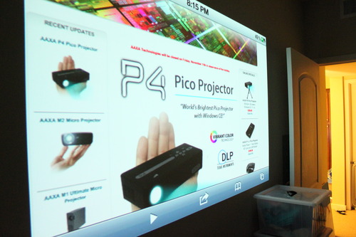 AAXA P4 P4X - Блог Бандерольки, рис. 2 Маленький домашний проектор 6