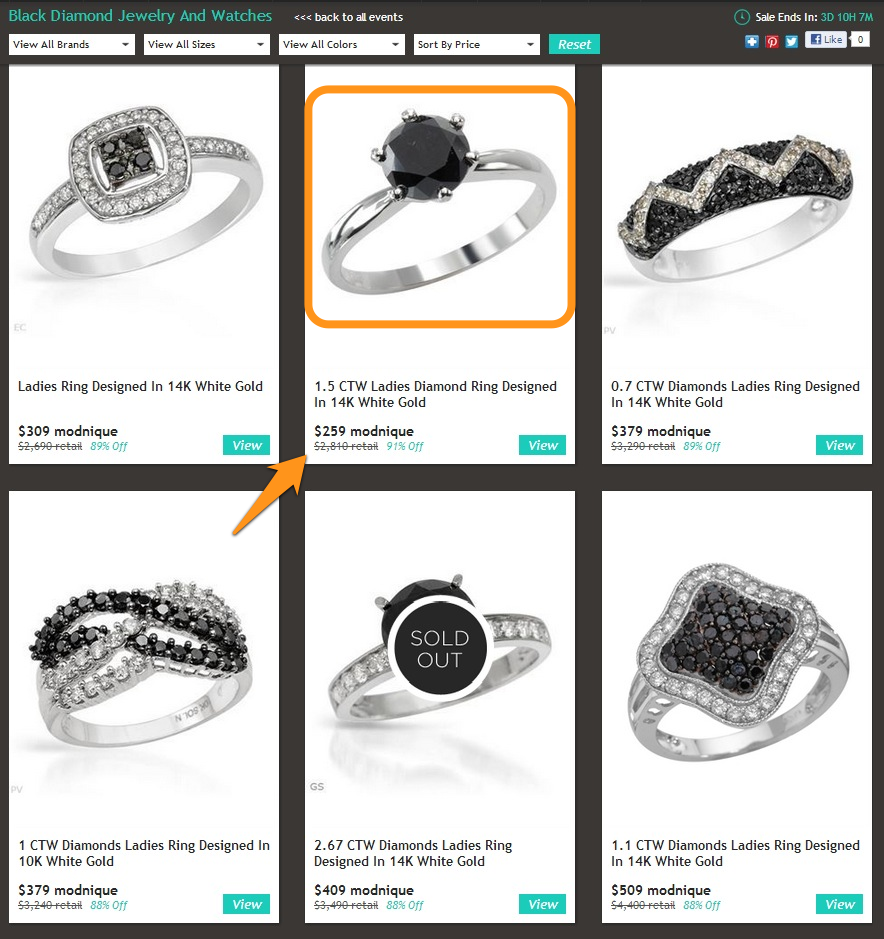 Украшения со скидкой 10