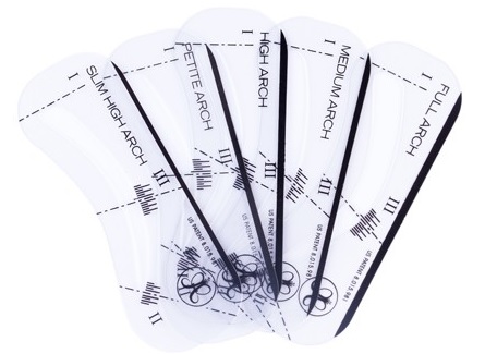 Stencils — трафареты для бровей - Блог Бандерольки, рис. 1 Anastasia Beverly Hills 6