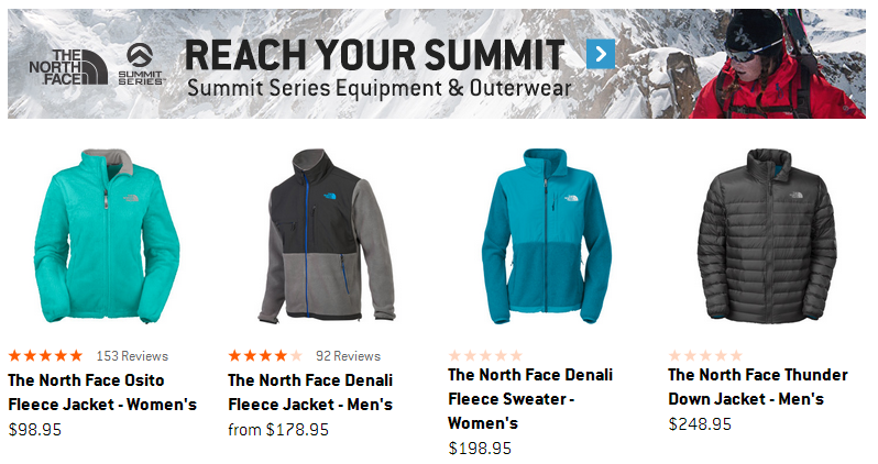 North face перевод с английского