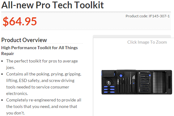 Ассортимент товаров на iFixit.com - Блог Бандерольки, рис. 2 iFixit 7