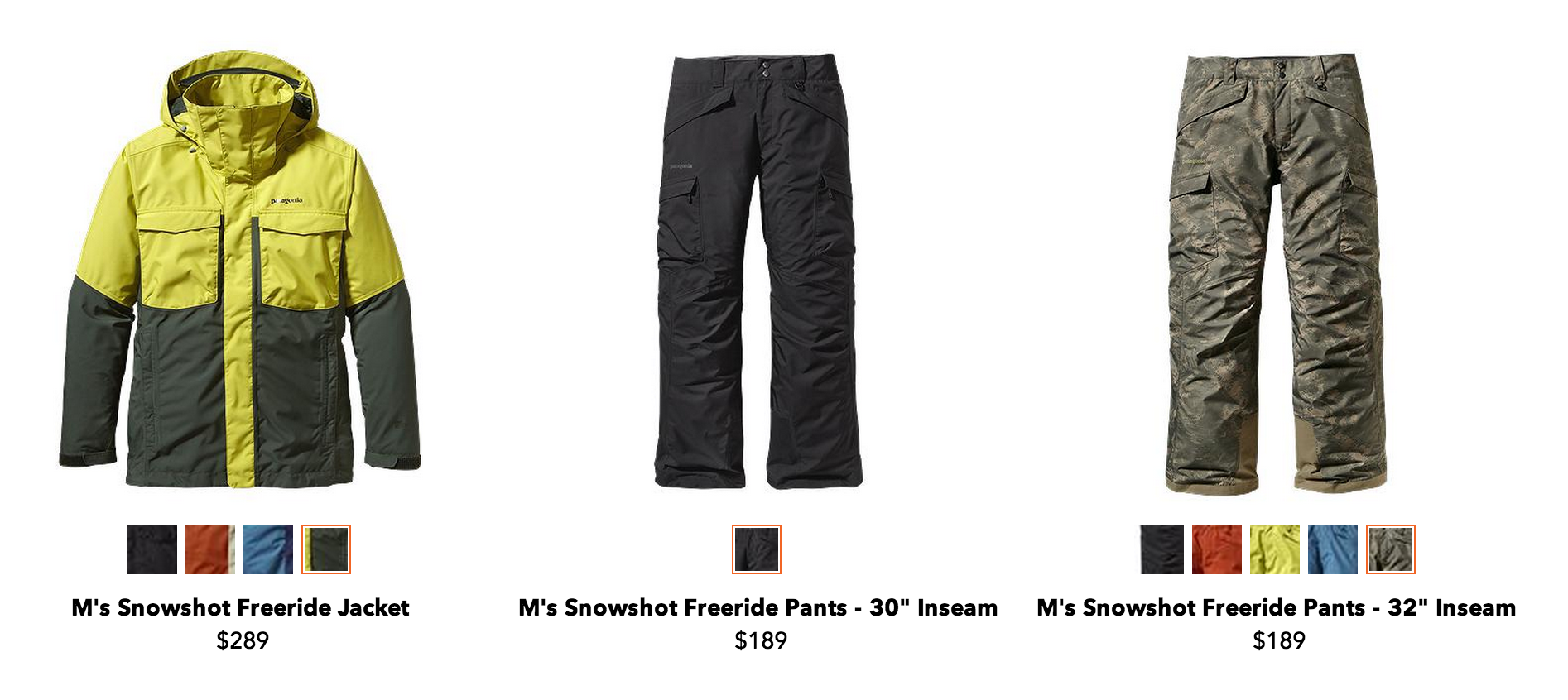 Ассортимент Patagonia - Блог Бандерольки, рис. 3 Patagonia 4