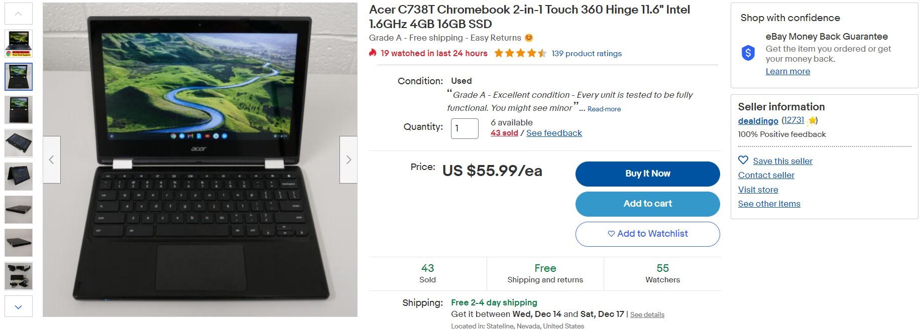 нетбук с сенсорным экраном 