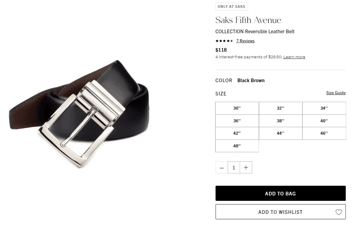 что подарить мужчине кожаный ремень