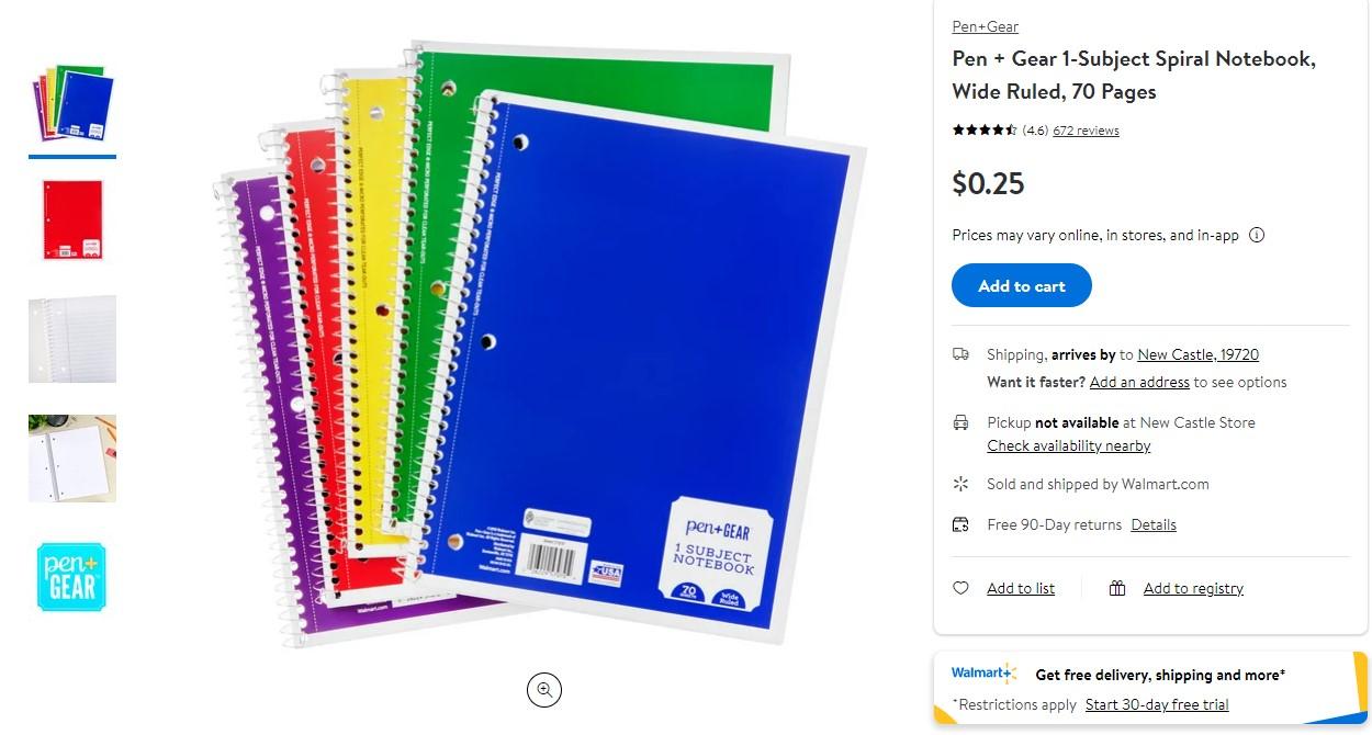 Как заказать через Бандерольку - Блог Бандерольки, рис. 1 дешевые тетради для школы