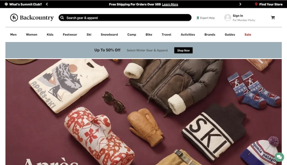 доставка из Backcountry.com