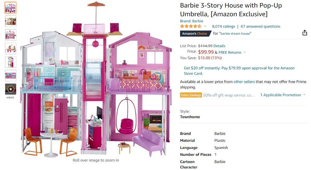 Аксессуары для кукол Барби - Блог Бандерольки, рис. 2 купить домик для Барби