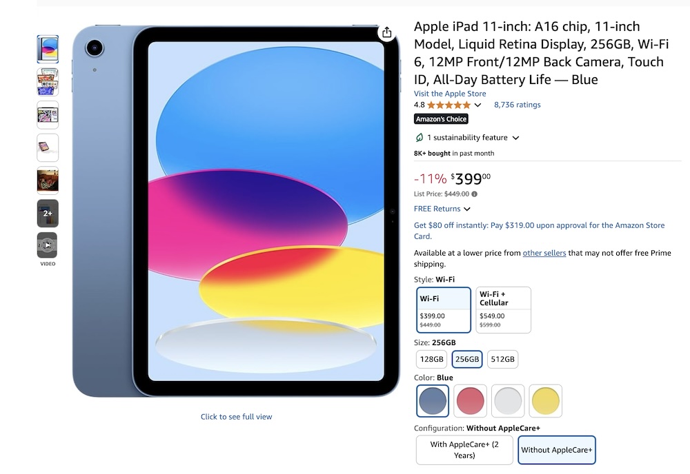 Apple iPad купить Черная пятница