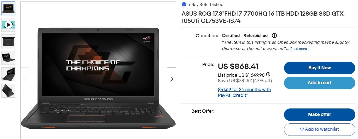 Цена ASUS ROG в США - Блог Бандерольки, рис. 5 ASUS ROG купить