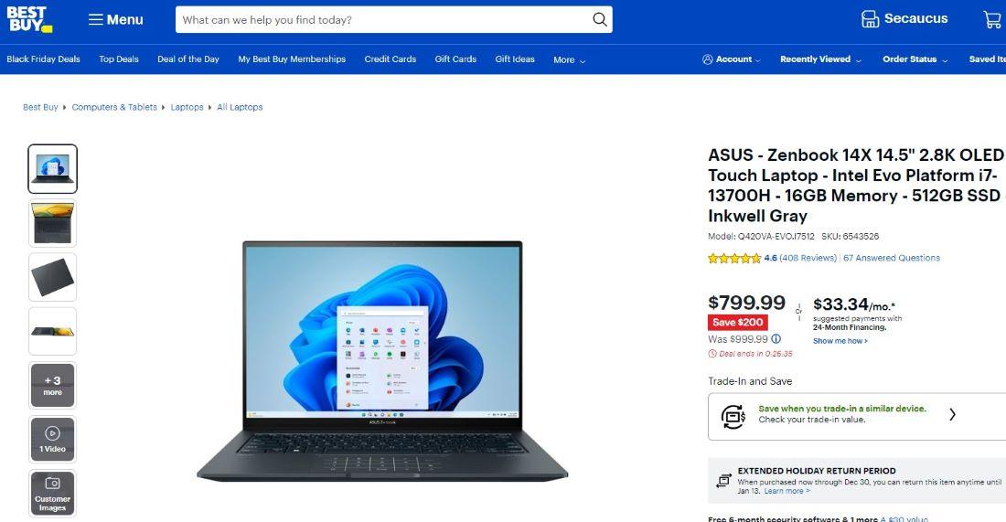Где купить ноутбук ASUS Zenbook | Бандеролька