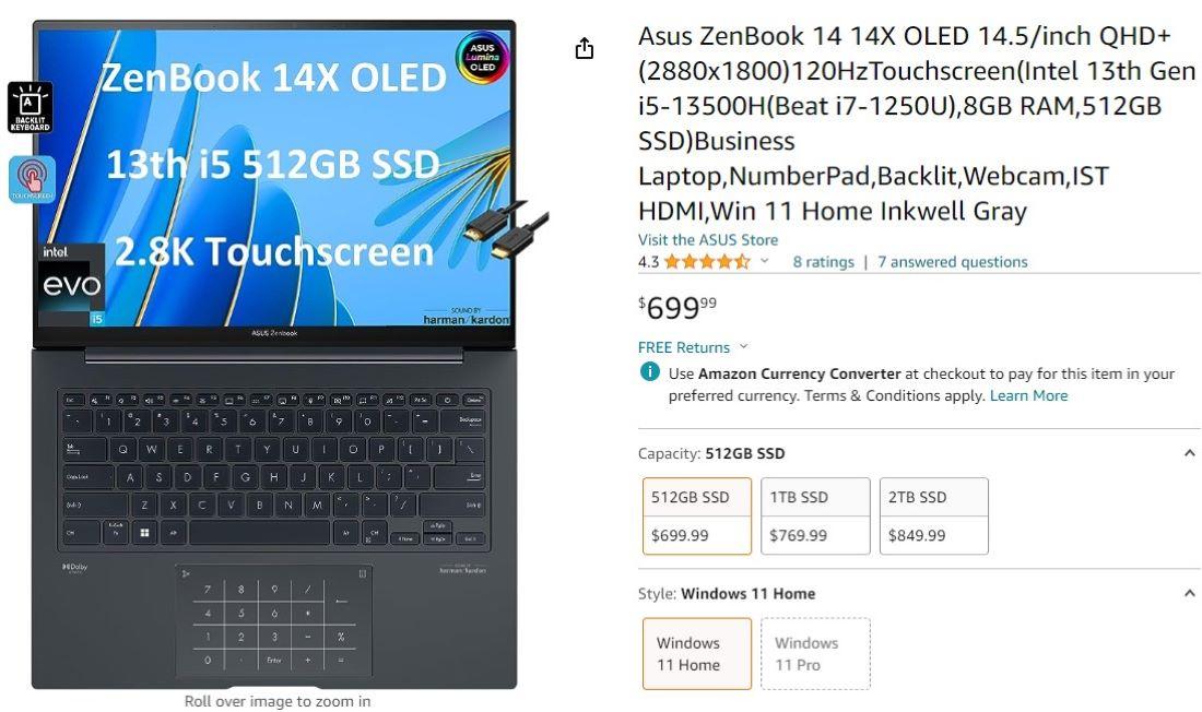 Где купить ноутбук ASUS Zenbook | Бандеролька