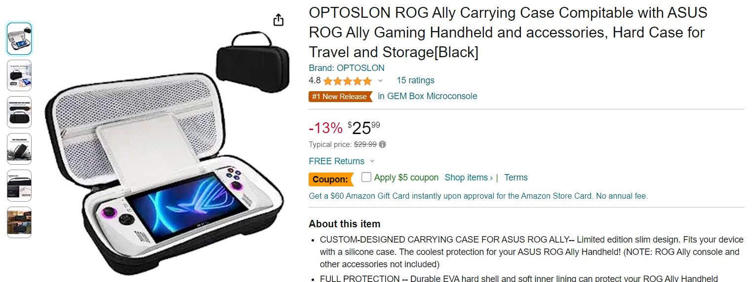 ASUS Official ROG Ally Travel Case ROG ALLY TRAVEL CASE - Best Buy