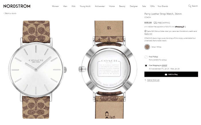 часы coach женские с доставкой в Россию