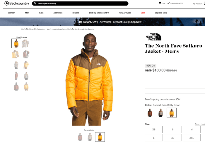 Backcountry: скидки до 50% на зимние вещи - Блог Бандерольки, рис. 1 Распродажа зимней одежды