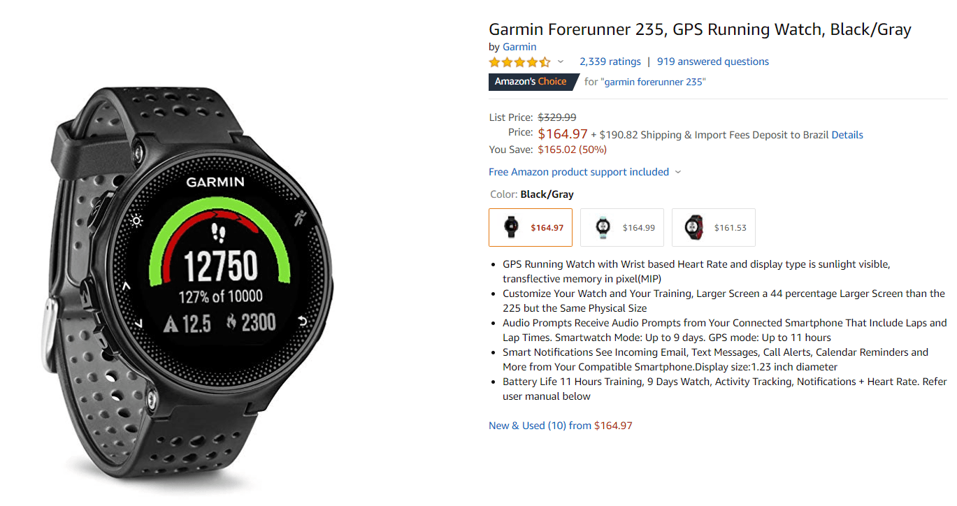 Economize importando relógios da Garmin dos EUA - Blog Qwintry, imagem 2 Economize importando relógios da Garmin dos EUA, imagem 2