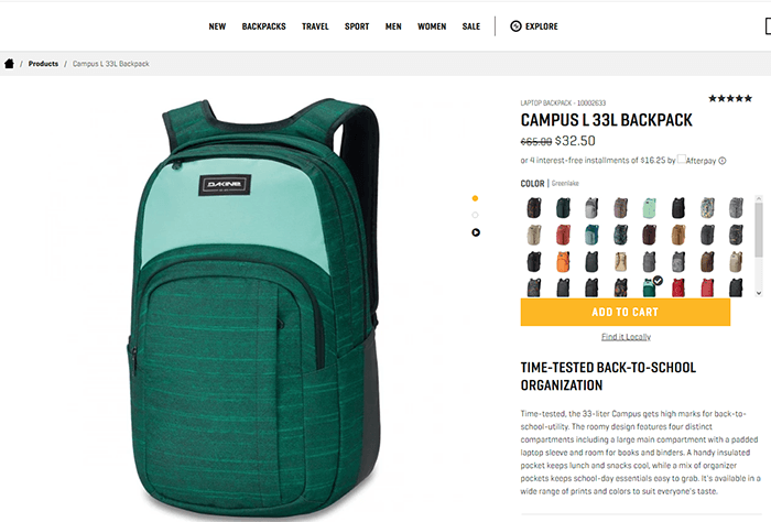 Покупаем Dakine со скидкой на официальном сайте, рис. 1