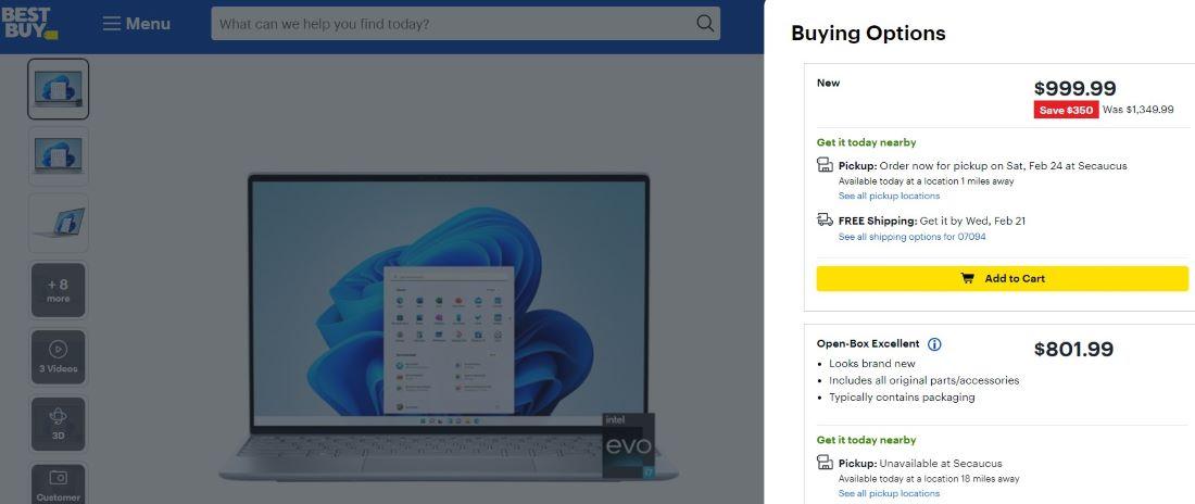 Dell XPS 13 купить