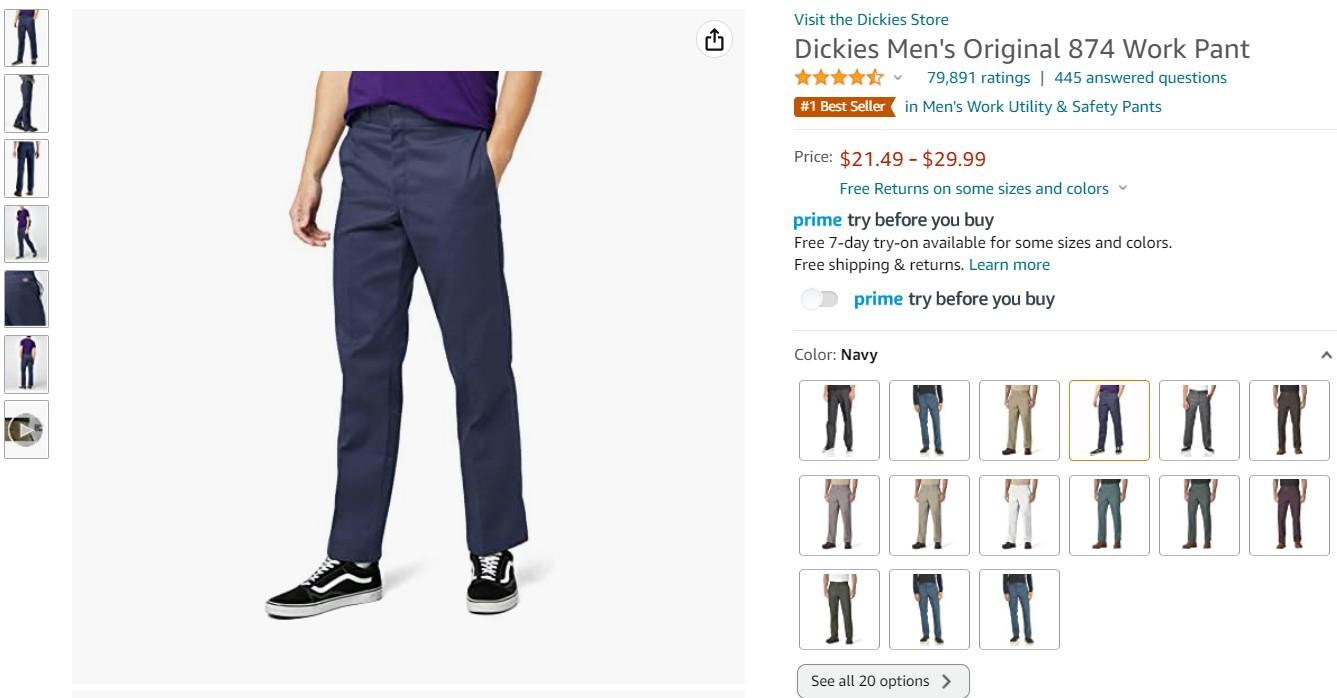 Особенности одежды Dickies - Блог Бандерольки, рис. 1 Dickies 874 купить