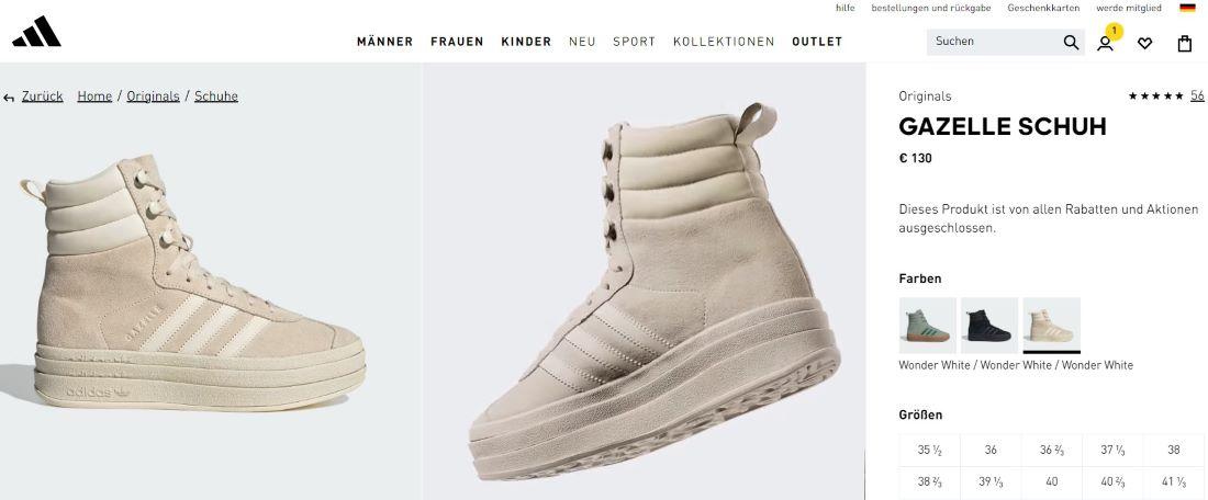 Купить Gazelle на сайте Adidas - Блог Бандерольки, рис. 2 Adidas Gazelle женские