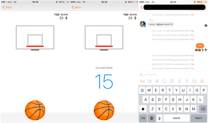 Блог Бандерольки, рис. 2 Фейсбук-баскетбол 2