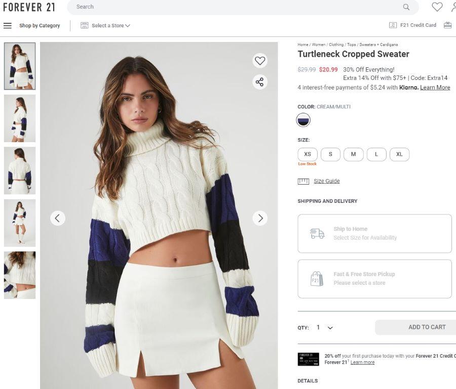 Forever 21 одежда